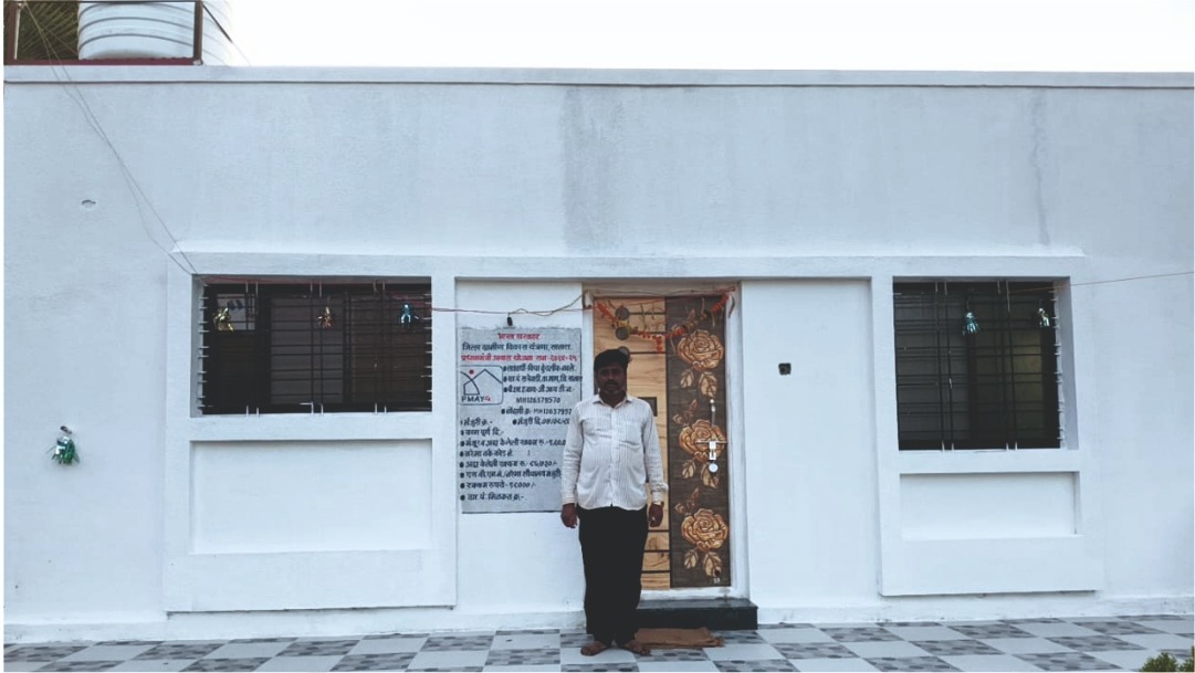 Completed House with Beneficiary